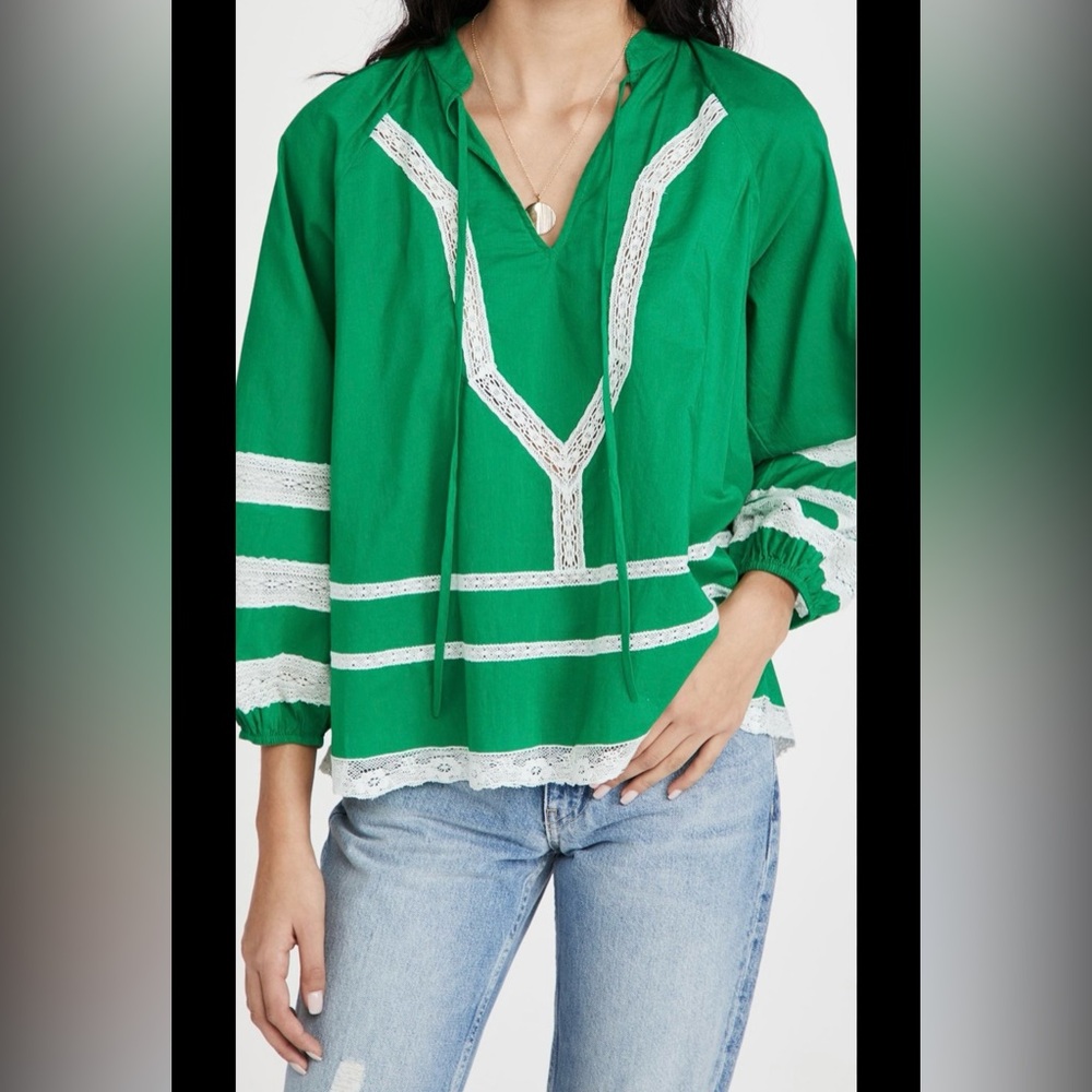 RHODE RESORT Vikki top emerald
